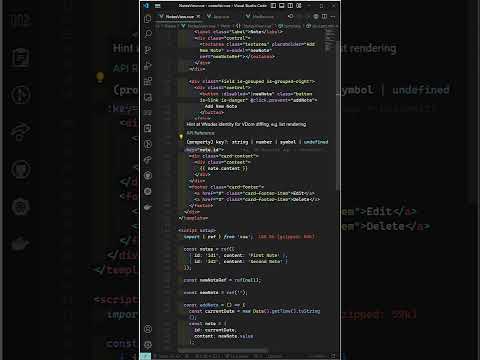 v-for loop in