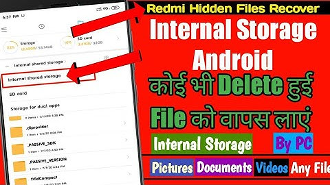 Recover Deleted Files From Internal Storage Android Root|Redmi Hidden Files Recover Internal Storage