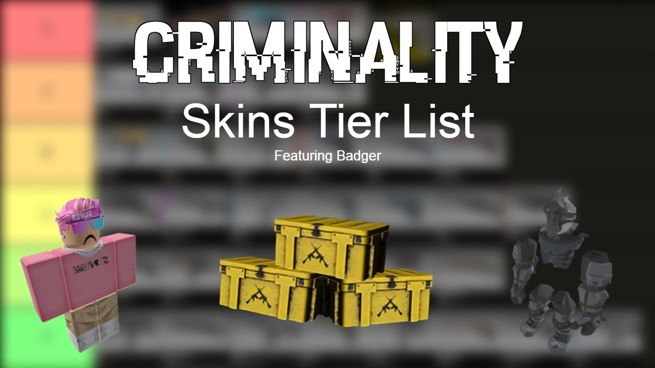 Create a Roblox skin Tier List - TierMaker