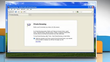 How to turn off Private Browsing in Mozilla® Firefox on a Windows® XP-based PC?
