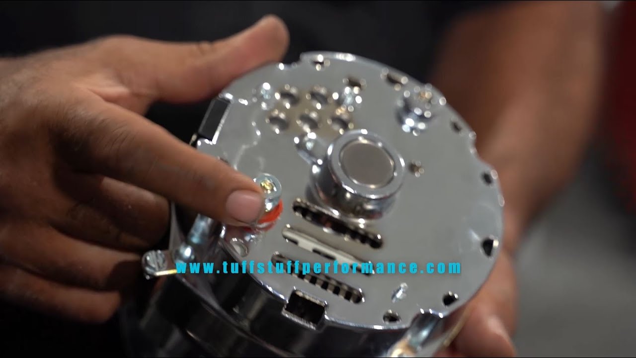 Installing a Tuff Stuff high amp 1-wire alternator on a 1968 Camaro big block