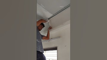 corner round shape design in gypsum false ceiling #gypsum #shortvideo #reel #shorts