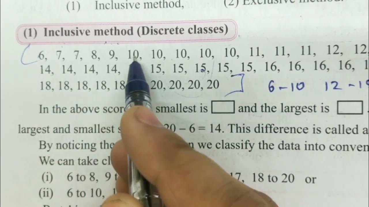 Practice Set 7.3 Algebra 9th Statistics Class 9 Maths1 Frequency Distribution Table Explain in