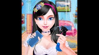 Highschool Girls House Cleaning - Games Makeover Care - Decorating Games
