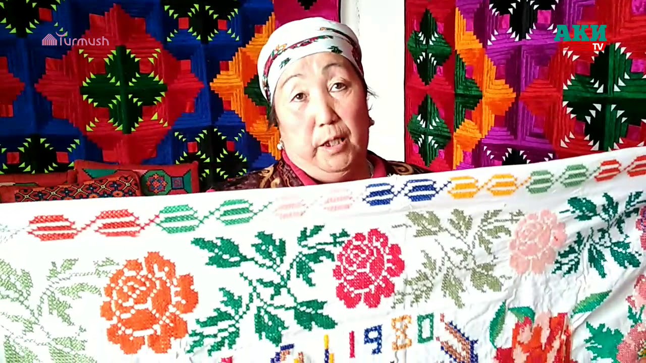 Сайма менен түймөнү мыкты өздөштүргөн Э.Шергазиева курак курап, төшөк көктөйт