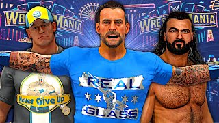 LIVE: Can CM PUNK Main Event AND WIN at WrestleMania Vegas? | WWE 2K24 Challenge