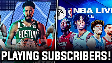 Playing Against Subscribers On NBA Live Mobile & NBA 2K Mobile!