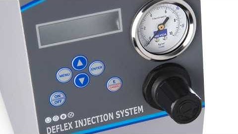 Deflex flexible dentures Video 4 Injection of the denture