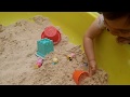 playing with sand✯Baby playing.Cool toys for children