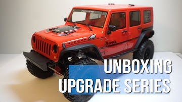 Unbox Axial SCX10 II Jeep Wrangler CRC & Upgrade Plans