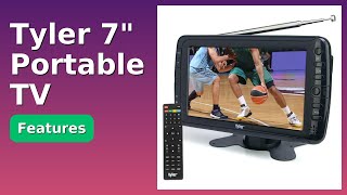 REVIEW (2026): Tyler 7" Portable TV. Features. screenshot 5