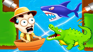 Save Daddy –Pull Him Out Game - Android Gameplay Walkthrough Part 3 Levels 51-70 All Levels Solution