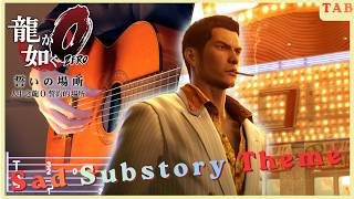 The Most Emotional Theme in Yakuza 0: Reversed Situation (Substory Theme) Fingerstyle Cover   Tabs