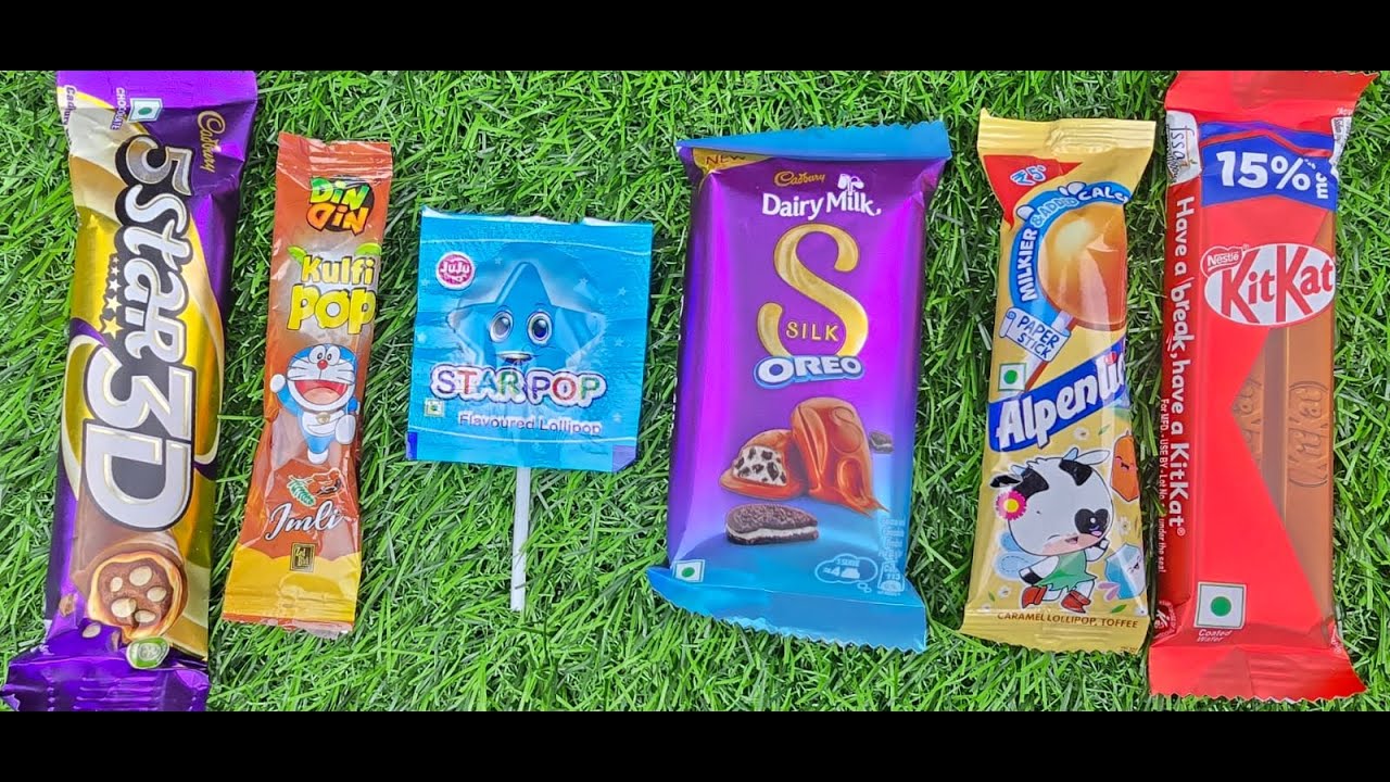 Cadbury 5 Star, Silk Oreo, KitKat & Lollipop ASMR Unboxing | No Talking | Satisfying Candy Sounds