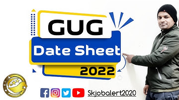 Gurugram University Date Sheet 2022 | Gurugram University Exam Online/Offline? | Skjobalert