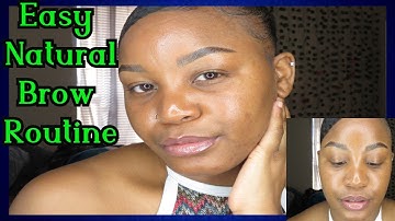 Easy Natural Fluffy Brow Tutorial | Updated Rotuine