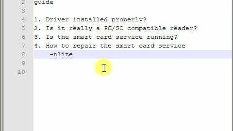PC/SC Smart card reader installation troubleshooting