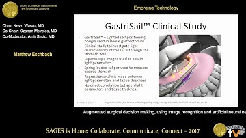 Augmented surgical decision making using image recognition & artificial neural networks