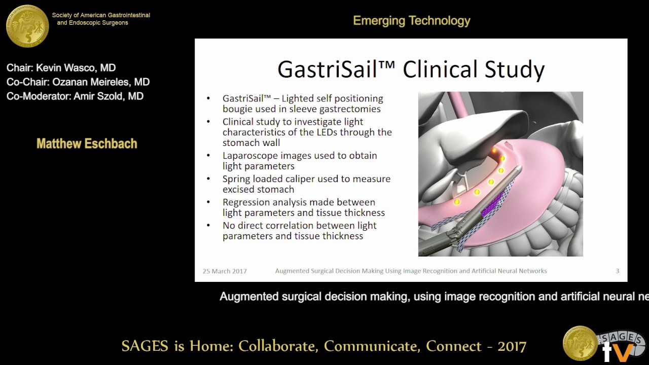 Augmented surgical decision making using image recognition & artificial neural networks
