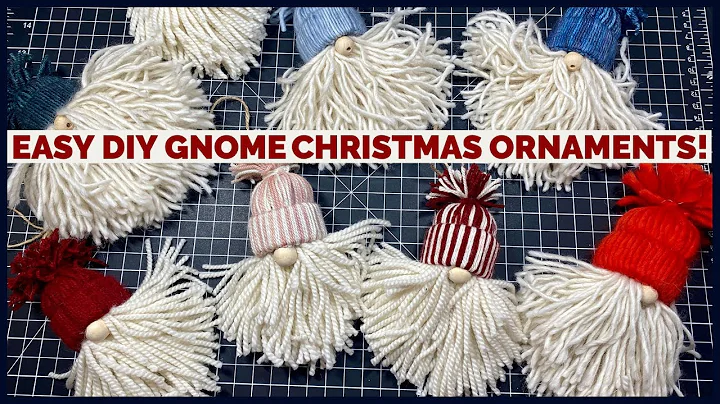 DIY Gnome Christmas Ornaments!