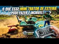 PREPARE SEU SOLO SEM SUBIR NO TRATOR : O FIM DO ESFORÇO NO SÍTIO COM ESSE MINI TRATOR DE ESTEIRA.