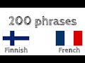 200 phrases - Finnois - Français