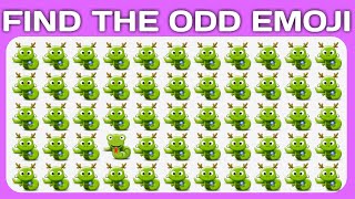 FIND THE ODD EMOJI🐉🐍 (emoji quiz)