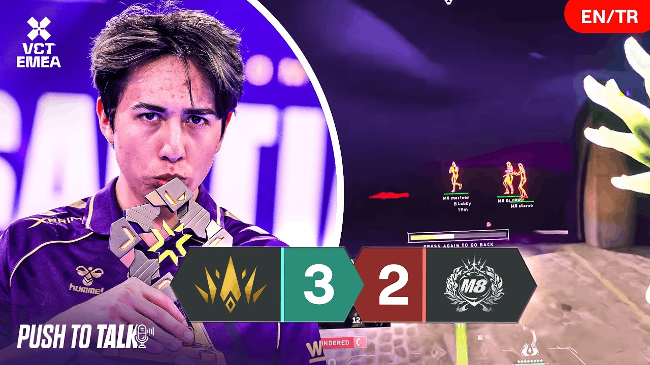 VCT EMEA ŞAMPİYONUYUZ | BBL vs M8 Push to Talk (ENG Subtitles)