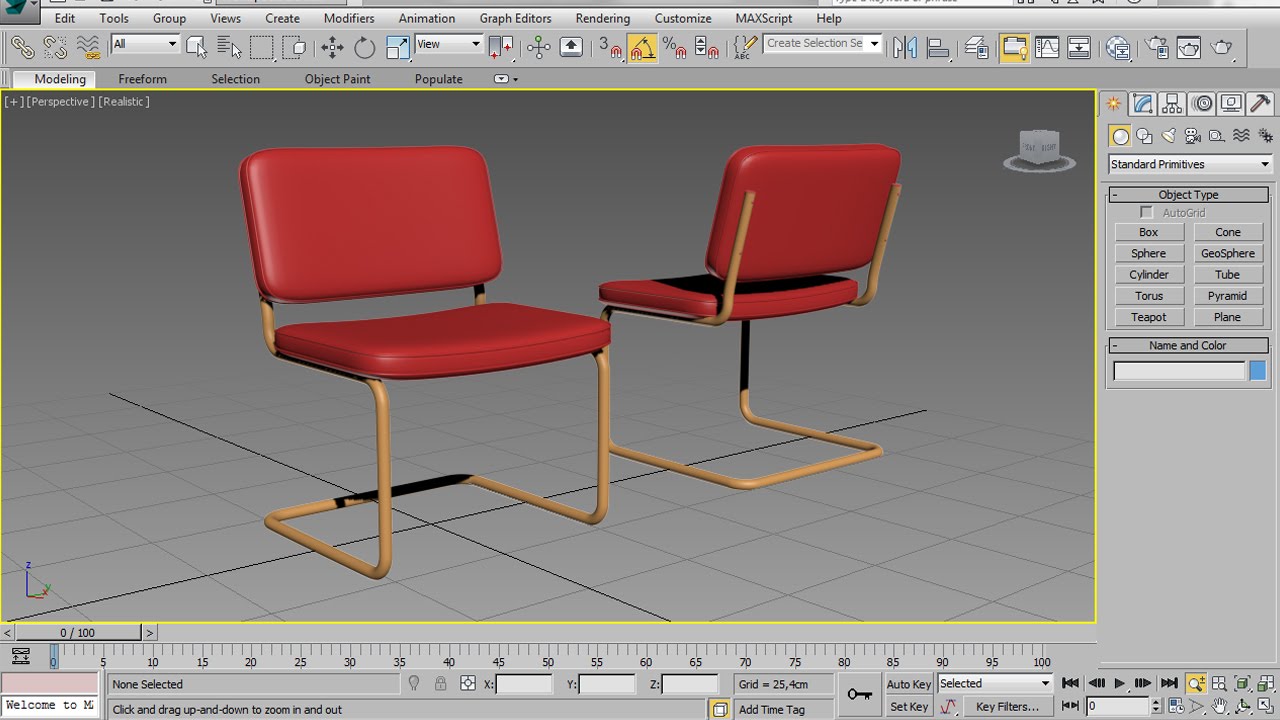 Gennemvæd lov koncept 3DS Max Chair Modeling – Easy Beginner Tutorial - YouTube