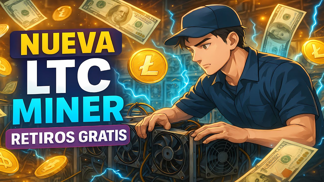 🔥 NUEVA Minería de LTC Gratis 🔥 La Mejor Minería de LITECOIN con RETIROS Gratis 🚀