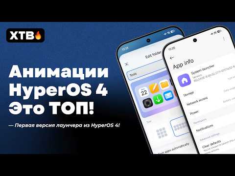 🔥New ANIMATIONS in HyperOS 4? // Installed the Launcher from HyperOS 4!