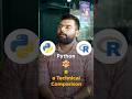 🔥Python vs R #shorts #simplilearn