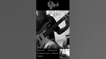 Opeth - Closure Interlude riff electric guitar playthrough by Parsa Majidi #opeth #damnation