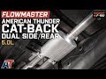 2015-2018 F150 Flowmaster American Thunder Dual Exhaust - Side/Rear Exit 5.0L Sound Clip & Install
