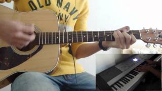 Coldplay - Yellow Cover (Guitar, Piano) chords