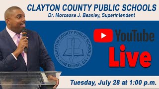 Superintendent Dr Beasley's YouTube live Message