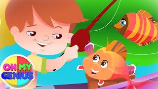 12345 once i caught a fish alive counting song for kids nursery rhymes for children