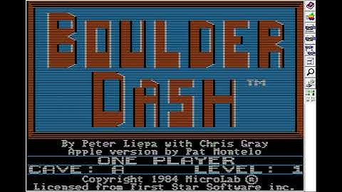 Boulder Dash - 1984 - Apple II
