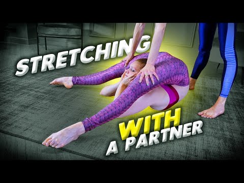 Stretching with a Partner. Bendy Body. Contortion. Flexshow.