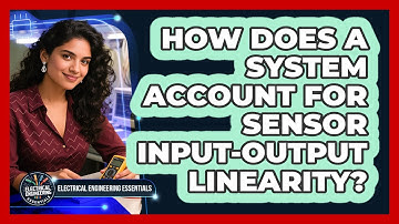 How Does a System Account for Sensor Input-Output Linearity?