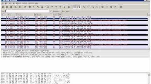 Filtering and exporting video server traffic to a CSV file.