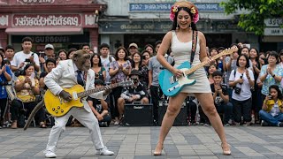 Viral Monyet Main Gitar Akustik Koplo Dangdut Indonesia