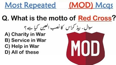 Ministry of Defence (MOD) Most Repeated Past papers MCQs | sub inspector, UDC, LDC, Past paper
