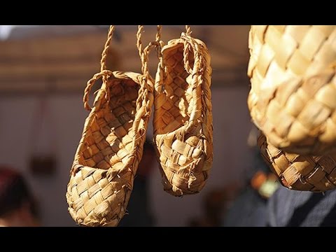 Как делают лапти. Как носят лапти