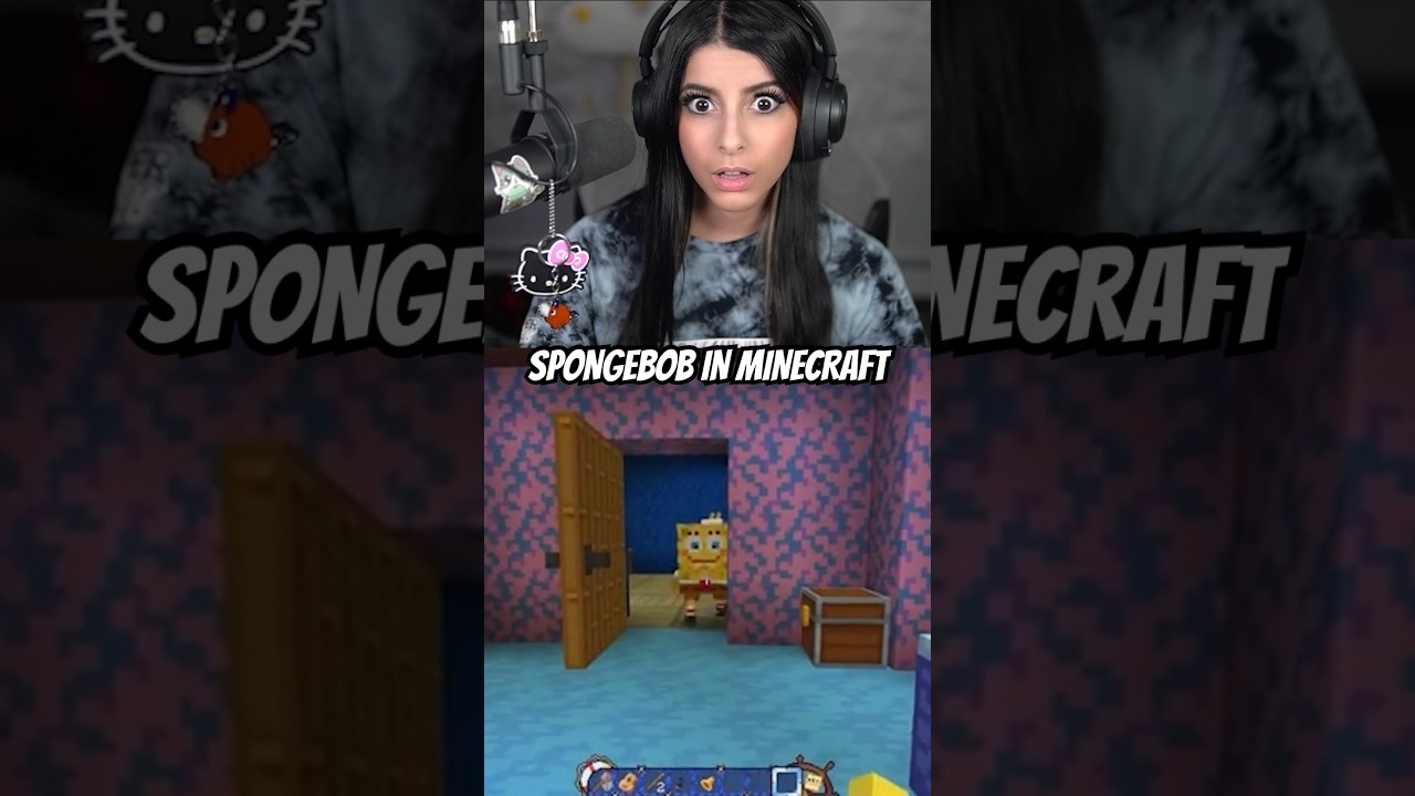 that is TERRIFYING 😭 #minecraft  #gamer #gaming #reaction