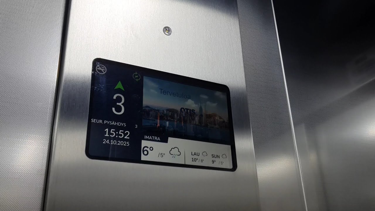 Boring 2025 OTIS GeN2 MRL Traction Elevator @ Keskusasema / Central station, Mansikkala, Imatra, FIN