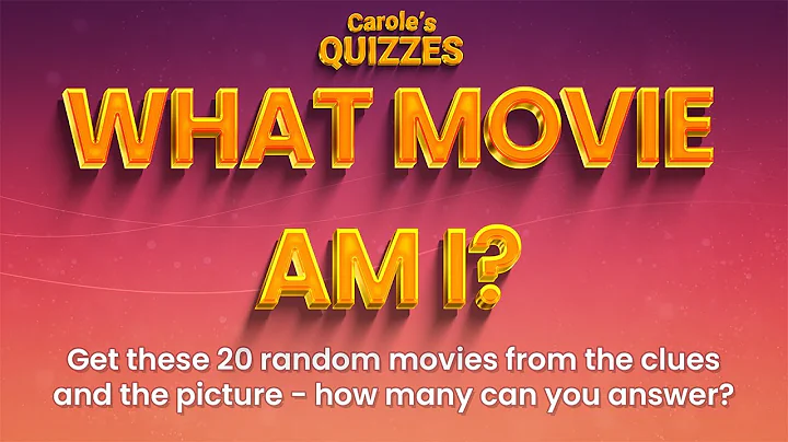 What Movie Am I? Trivia Quiz : Can You Name ALL 20...