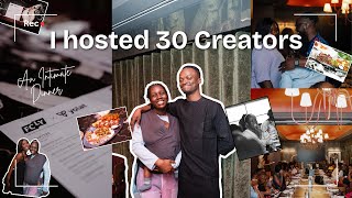 I hosted 30 Creators to an intimate dinner in Toronto | In Partnership with Yolat