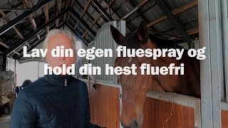 Lav din egen fluespray hold hest fluefri YouTube