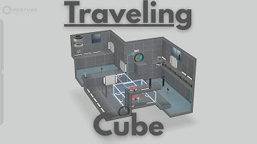 Portal 2 - Traveling cube test chamber walkthrough